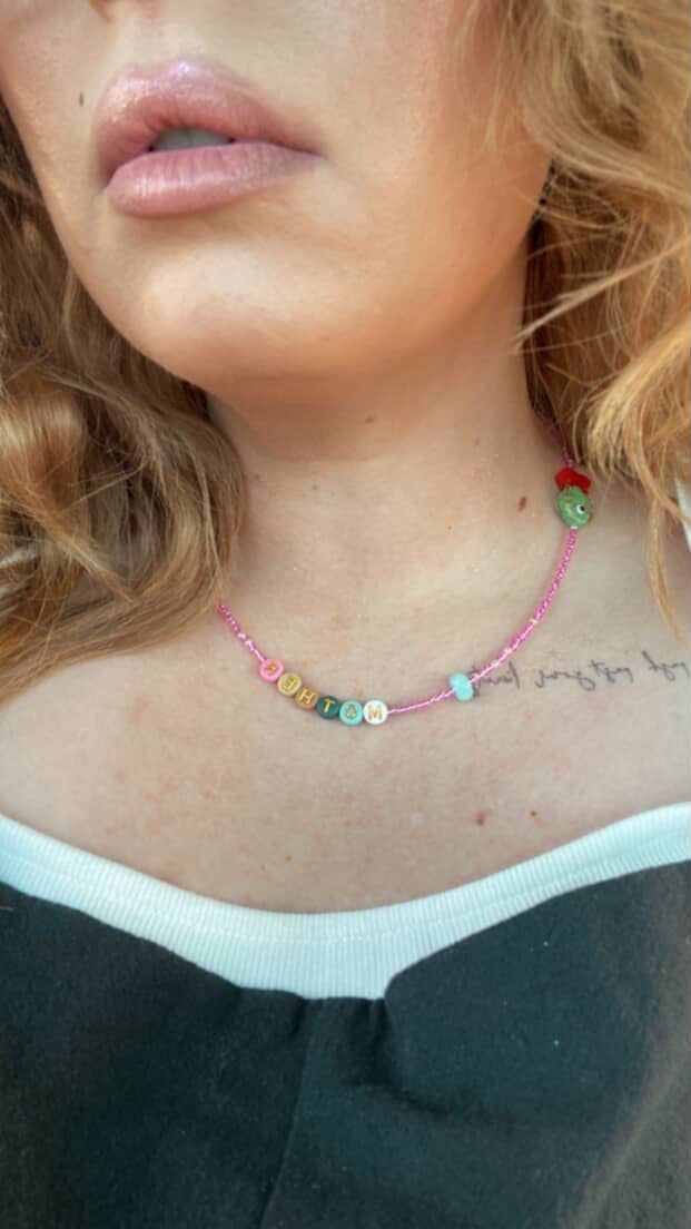 Summer Mother (w/ Mini Beads & Glass Fishy’s) Necklace