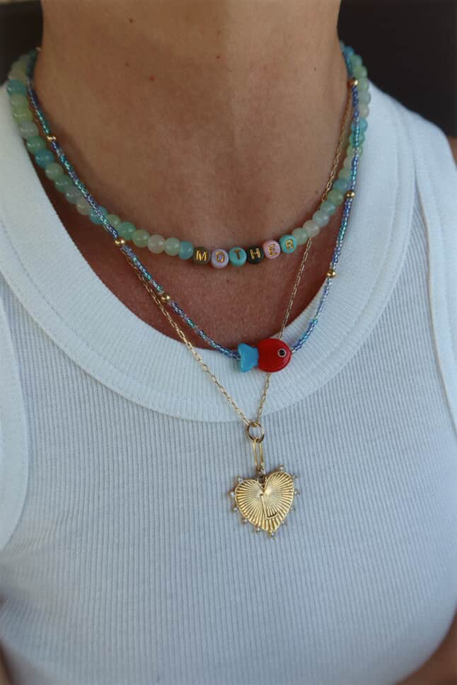 Summer Mother With Chunky Beads