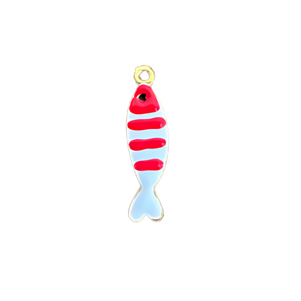 18k Sardine Charm