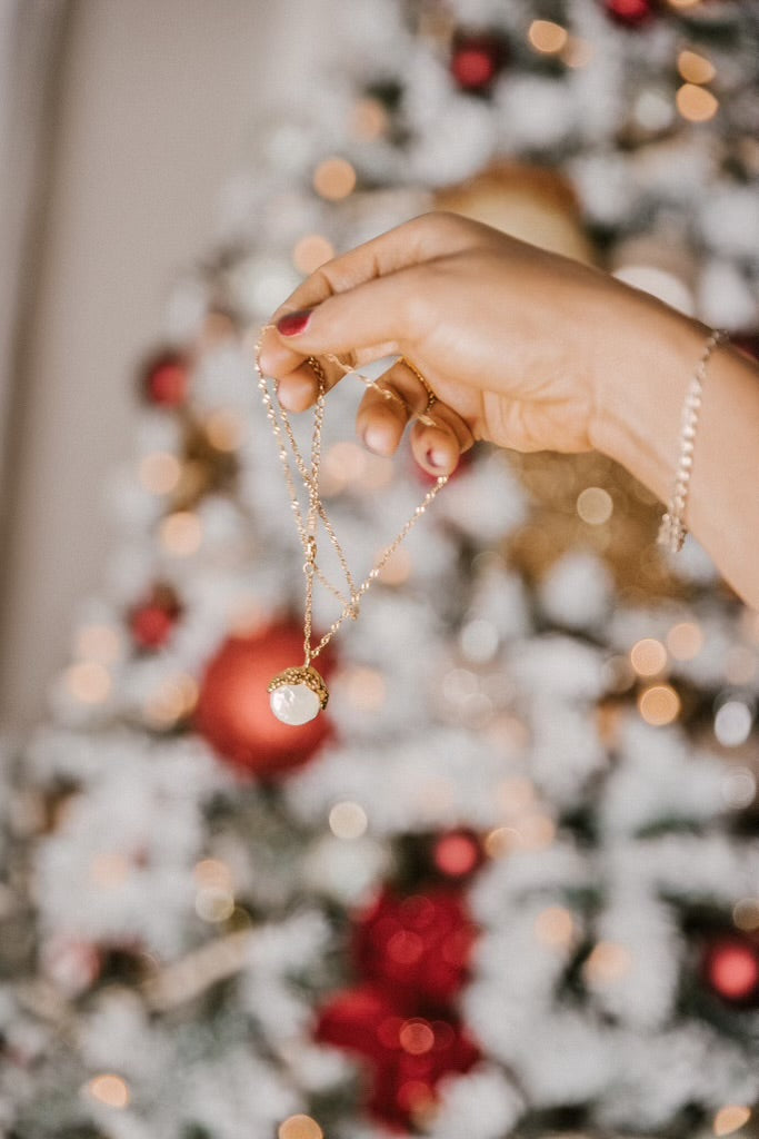 First Class To Amalfi 18K Gold Pearl Necklace