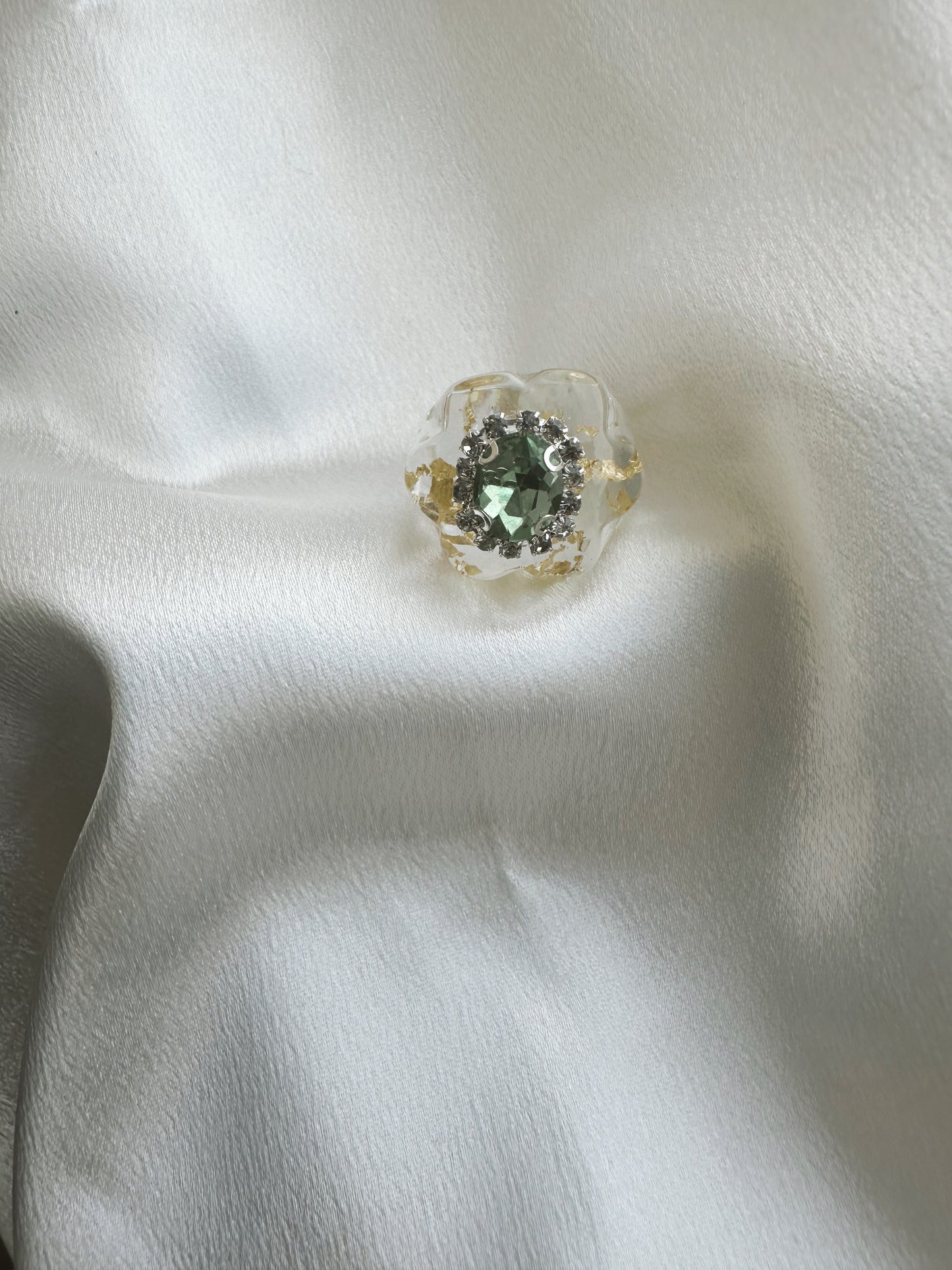 The Snowbunny Gold Foil Ring