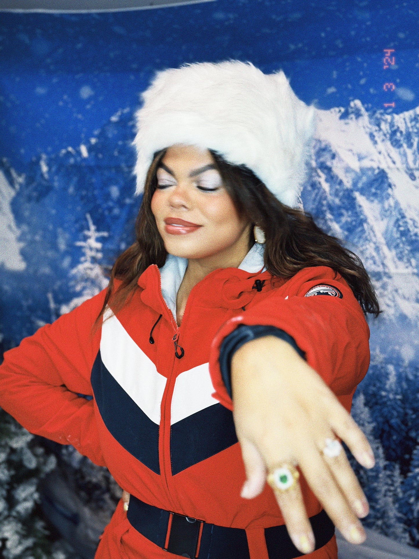 The Snowbunny Gold Foil Ring