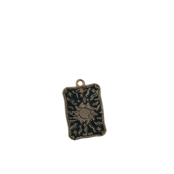 Black Tarot Card Charm