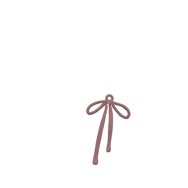 Pink Bow Charm