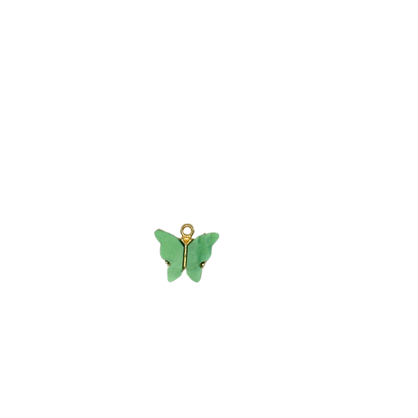 Green Butterfly Charm