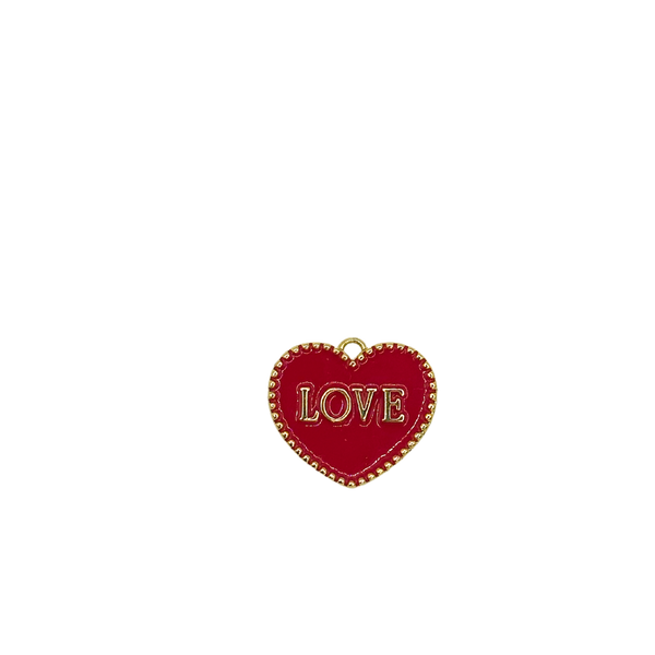 18k Gold Love Charm