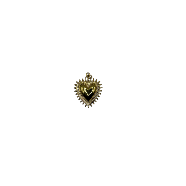 Gold Heart Charm