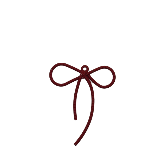 Red Bow Charm