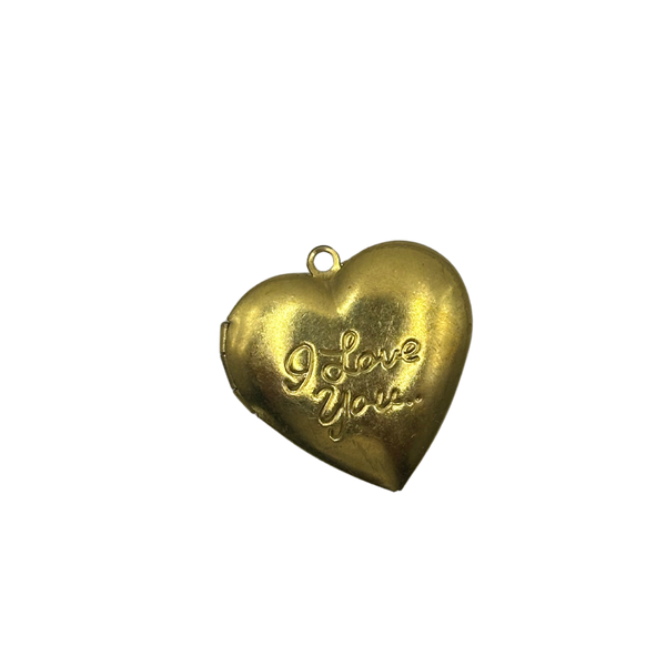 Antique Gold Locket Charm