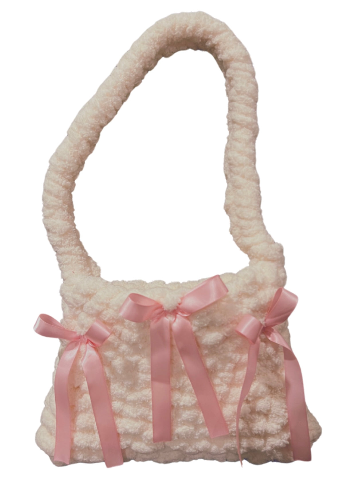 Soft Cotton with Pink Bows Bag