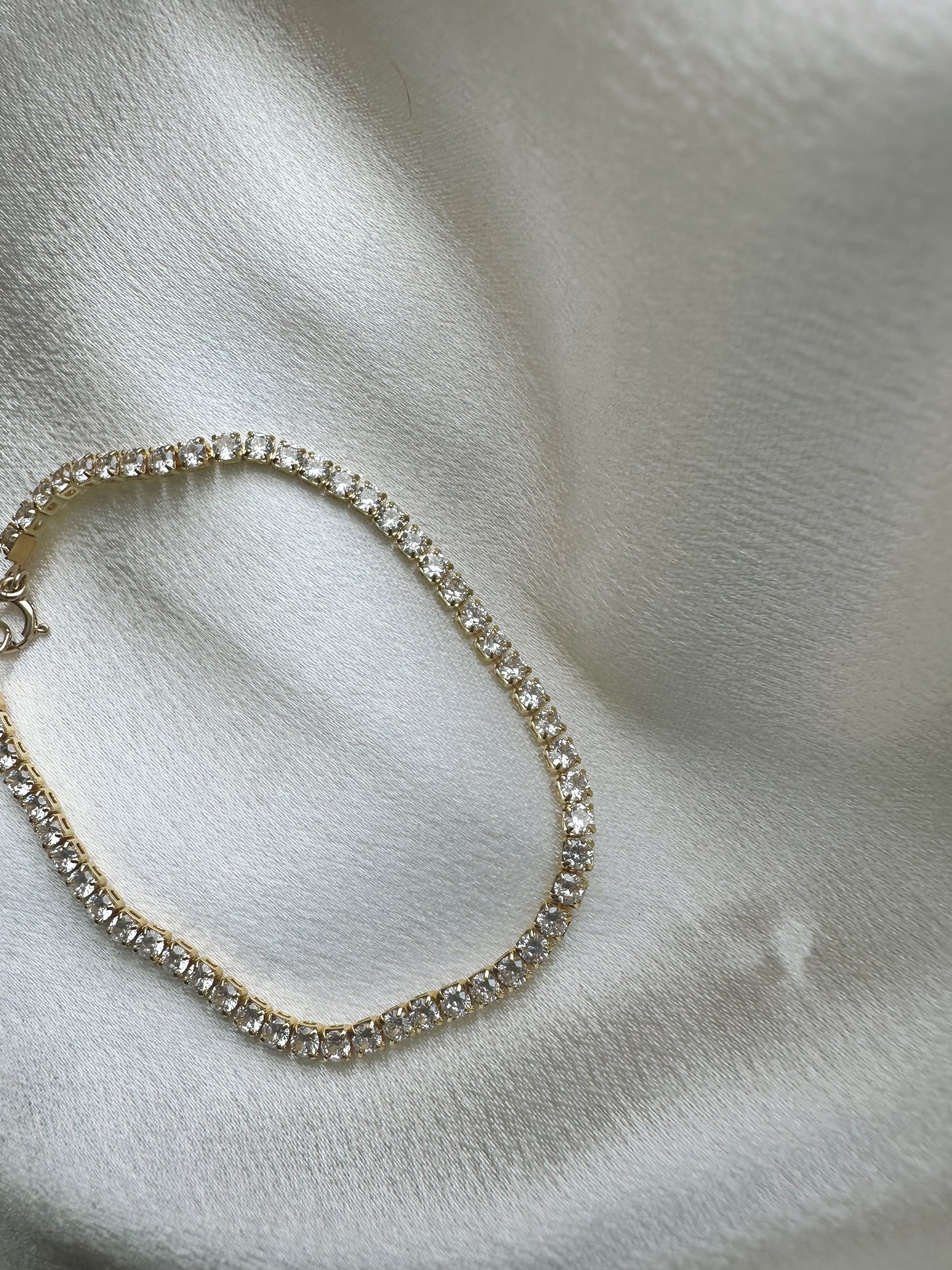 The Zermatt 14K Gold Tennis Bracelet