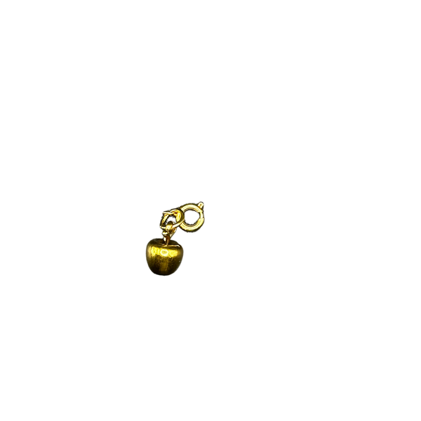 Gold Apple Charm