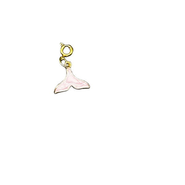 Purple Whale Tail Charm