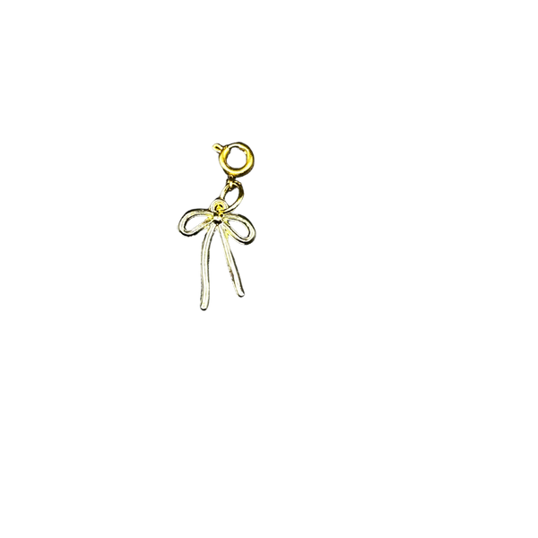 Petite Gold Bow Charm